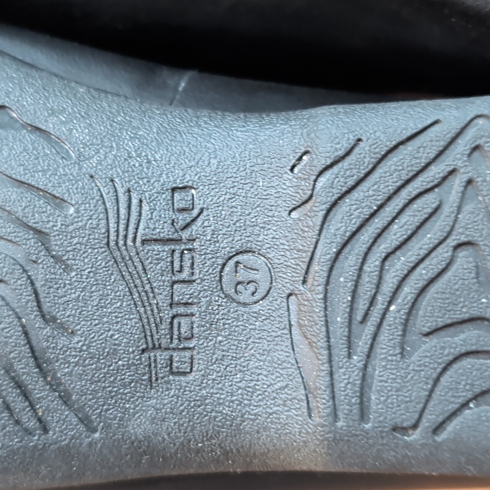 Dansko Lexie Mule Black Leather Slip-On Loafers - Picture 7 of 9